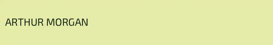 ARTHUR MORGAN